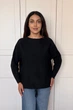 Светр INEDIT 10612 Black ONE SIZE - зображення 4