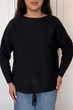 Светр INEDIT 10612 Black ONE SIZE - зображення 5