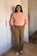 Светр INEDIT 10609 Peach ONE SIZE - изображение 6