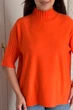 Светр INEDIT 10847 Orange ONE SIZE - изображение 4