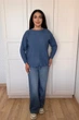 Светр INEDIT 10612 Indigo ONE SIZE - изображение 7