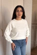Светр INEDIT 10621 White ONE SIZE - зображення 2