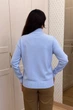 Светр INEDIT 10624 Light-Blue ONE SIZE - изображение 3