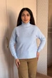 Светр INEDIT 10626 Light-Blue ONE SIZE - изображение 1