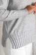 Светр INEDIT 10619 Light-Grey ONE SIZE - зображення 5