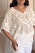 Блуза INEDIT 29007 White ONE SIZE - изображение 2