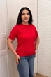 Светр INEDIT 10864 Red ONE SIZE - зображення 2