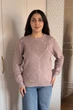 Светр INEDIT 10622 Beige ONE SIZE - изображение 5