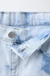 Шорти для дівчинки Zara блакитний 164 джинс принт тай-дай - изображение 2