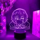 3D аниме-светильник LED ночник Осаму Дадзай Большой из бродячих псов - LED RGB-лампа на 16 цветов с пультом ДУ - изображение 1