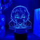 3D аниме-светильник LED ночник Осаму Дадзай Большой из бродячих псов - LED RGB-лампа на 16 цветов с пультом ДУ - изображение 3