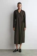 Сукня жіноча COS modal midi wrap dress 1309665001 Eur 44 Коричневий - изображение 1