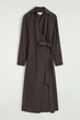 Сукня жіноча COS modal midi wrap dress 1309665001 Eur 44 Коричневий - изображение 5