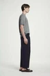 Футболка чоловіча з вовни cos slim-fit merino wool t-shirt 1263816002 L Сірий - изображение 5