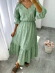 Жіноча сукня оливковий 50-52 арт.190tuha - изображение 3