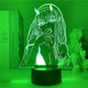 Світлодіодний 3D аніме-світильник LED нічник 02 (Zero-Two/нуль-два) з Darling in the Franxx, лампа RGB 7 кольорів - зображення 4