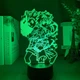 3D аніме-світильник Гон і Кіллуа з Хантер х Хантер, нічник Hunter x Hunter RGB-лампа з LED-підсвіткою на 7 кольорів - зображення 3