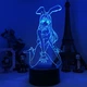 Светодиодный 3D аниме-светильник LED ночник Маи Сакурадзима/Mai Sakurajima с Bunny Girl Senpai лампа с RGB-подсветкой на 7 цветов - изображение 3