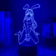 Светодиодный 3D аниме-светильник LED ночник Маи Сакурадзима/Mai Sakurajima с Bunny Girl Senpai лампа с RGB-подсветкой на 7 цветов - изображение 7