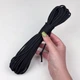 Шнур Paracord 550 10м для плетіння ременів браслетів брелоків нашийників чорний (79500001) - изображение 2