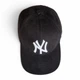 Кепка бейсболка New York Yankees 47 Brand с белой вышивкой мужская женская размер 55-60см логотип NY Нью Йорк черный (125626) - изображение 5