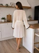 Халат женский короткий Coemi 154 2XL/3XL кремовый - изображение 2