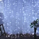 Гирлянда штора РОСА 3Мх3М Светодиодная Белая, USB, 300 LED, Новая, 8 режимов - изображение 2