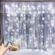 Гирлянда штора РОСА 3Мх3М Светодиодная Белая, USB, 300 LED, Новая, 8 режимов - изображение 3