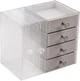 Органайзер для украшений Makeup Box XL-1831 многоуровневая шкатулка с ящиками и секциями - изображение 7