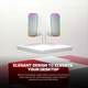 Комп'ютерні колонки Fantech GS304 Groove RGB підсвічування, Bluetooth V5.3, підключаються за допомогою USB і 3.5 мм TRS-роз'єму White - зображення 4