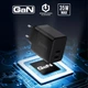 Мережевий зарядний пристрій Crong Ultra Compact GaN 2x USB-C 35W PD 3.0 White (5904310702225) - зображення 5