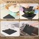 Подставки под горячее силиконовая подставка под тарелки на стол GDragon Home 3 шт для кухонных принадлежностей набор подставок под сковороду кухонные коврики Черные 75_2_0_1 - изображение 2