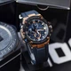 Мужские часы в стиле Casio GST-B100G-2AER синий полимерный ремешок - изображение 3