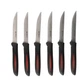 Набор ножей стейковых Alpina INOX 23 cm 6 шт. Black (871125297852) - изображение 1