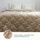 Ковдра ТЕП "VELOUR" Золотий беж (350 г/м²), 200x210 євро - изображение 1