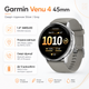Смарт-годинник Garmin Venu 4 45mm 1.4 AMOLED GPS NFC WR50 Silver/Gray (010-03014-01) - зображення 1