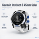Смарт-годинник Garmin Instinct 3 45mm 0.9 MIP Monochrome GPS NFC WR100 White/Blue (010-02934-03) - зображення 1