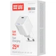 Мережевий зарядний пристрій ColorWay GaN Mini 25W USB-C PD 3.0 PPS QC 4.0+ White (CW-CHS052PD-WT) - зображення 10