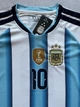 Футбольная форма Месси Messi Аргентина 24 (130 - 140 см) бело-голубая - изображение 5