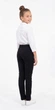 Брюки трикотажные девочки SLY 406/S/19 черный 146 - изображение 2
