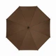 Зонт Lesko H11 Dark Brown от дождя большой купол - зображення 1