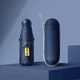 Мини-зонт женский Lesko 190T Dark Blue карманный с чехлом капсулой - изображение 3