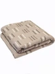 Муслиновое покрывало Malloory home 150*200 см Черточка Бежевое - изображение 1