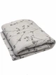 Муслиновое покрывало Malloory home 150*200 см Веточки Серое - изображение 1