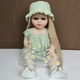 Лялька реборн дівчинка Reborn Baby Doll Polina реалістична вінілова з аксесуарами та волоссям, 55 см (RB024) - изображение 5