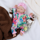 Інтерактивний пупс Reborn Baby Born Mia Joy 42 см — реагує на рухи, сміється, плаче та засинає, з аксесуарами (RBM24019) - изображение 4