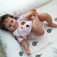 Реалістична вінілова Реборн лялька дівчинка 50 см Baby Doll з аксесуарами, можна купати (RB006) - зображення 3