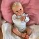 Реалістична лялька Reborn Baby Doll Elsie 48 см — вініловий малюк з волоссям та аксесуарами, можна купати (RB083) - изображение 1