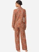 Пижама (рубашка + штаны) женская хлопковая Ralph Lauren 13591251 3X Красная (1160306621) - изображение 2