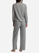 Пижама (кардиган + штаны) женская больших размеров Tommy Hilfiger 503547885 XL Серая (1160461649) - изображение 2